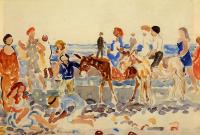 Prendergast, Maurice Brazil - The Donkey Driver